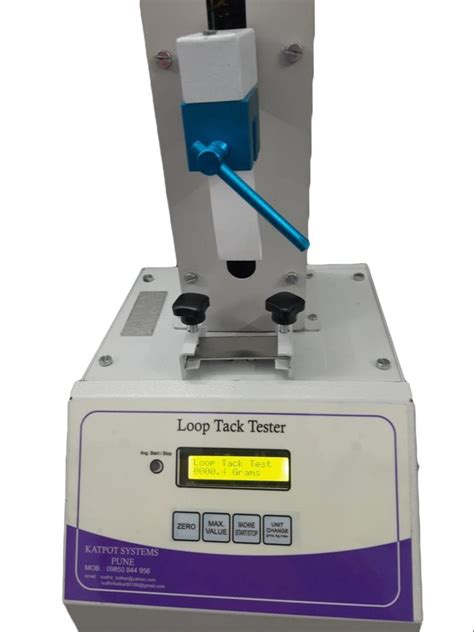 Loop Tack Tester services|tackiness tester.